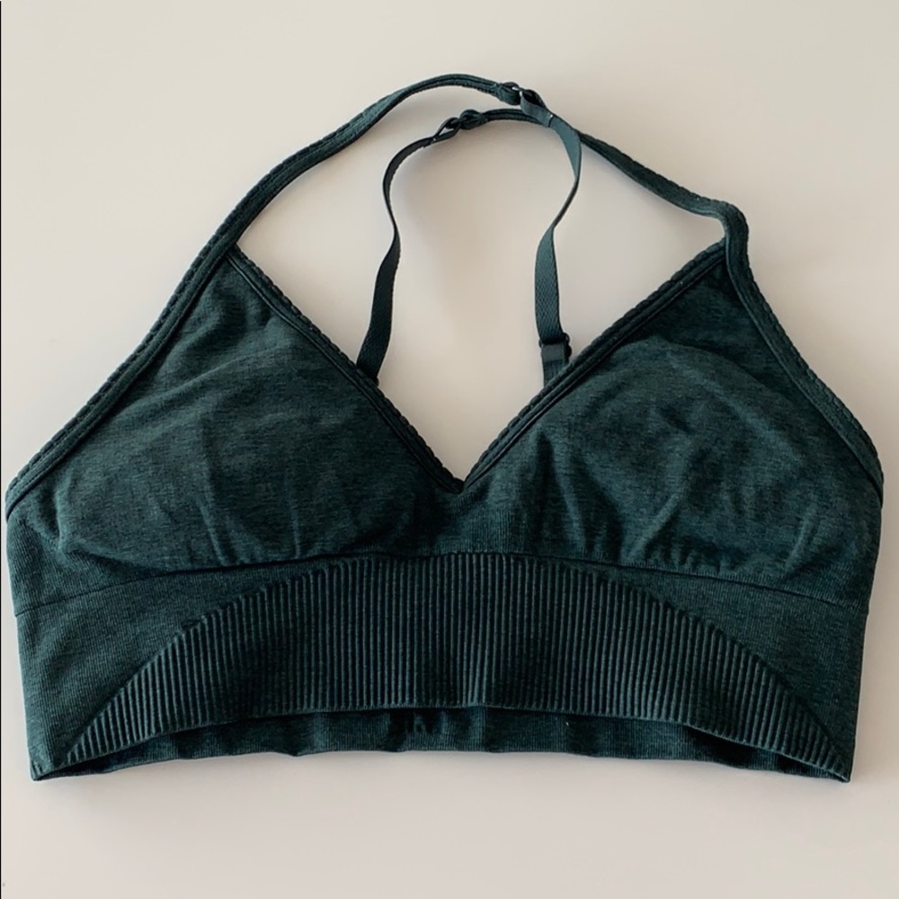 Lululemon awakening bra size 8 green